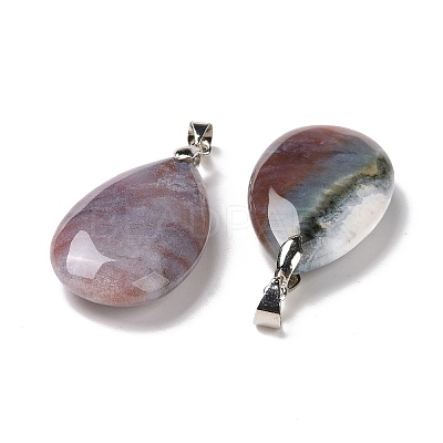 Natural Ocean Jasper Pendants G-D084-01P-B20-1