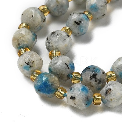 Natural K2 Stone Beads Strands G-K387-A06-01-1