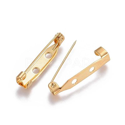 304 Stainless Steel Brooch Findings X-STAS-L221-01B-1