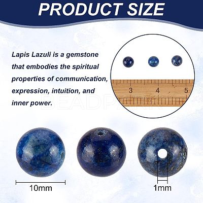 Natural Lapis Lazuli Beads Strands G-OC0001-76-1