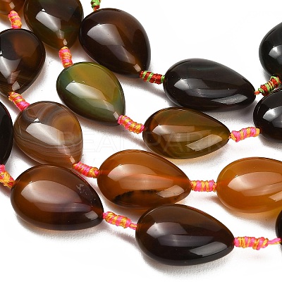 Natural Yellow Agate Beads Strands GG-CBAB9C6-C02-01-1