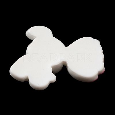 Opaque Resin Cabochons RESI-F049-02E-1