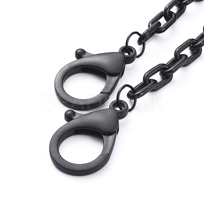 Personalized ABS Plastic Cable Chain Necklaces NJEW-JN02849-1