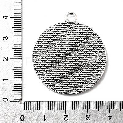 Tibetan Style Alloy Pendant Cabochon Settings LS-TIBEP-N003-52AS-1