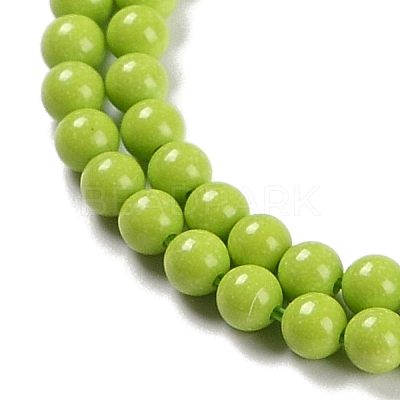 Synthetic Turquoise Beads Strands G-U004-02C-1