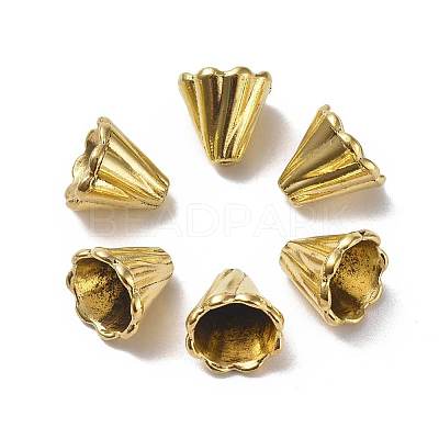 Tibetan Style Bead Cone LS-TIBEB-EA10181YKG-AG-FF-1