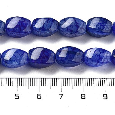 Natural Dragon Veins Agate Beads Strands G-G172-01Q-1