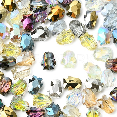 70Pcs 14 Colors Electroplate Glass Beads EGLA-FS0001-47-1