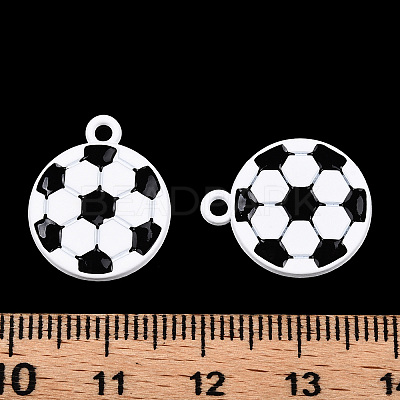 Baking Paint Alloy Pendants X-ENAM-S119-023A-1