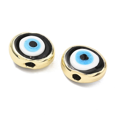 Handmade Evil Eye Lampwork Beads LAMP-D006-08G-09-1