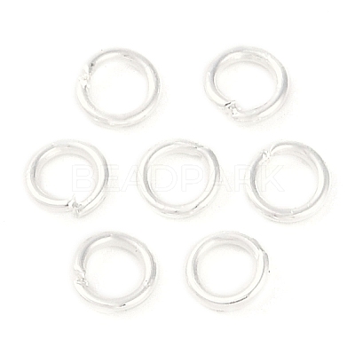 Brass Open Jump Rings KK-N254-45A-S-1