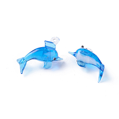 Handmade Lampwork Pendants LAMP-L075-085-1