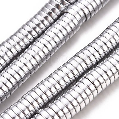 Electroplate Non-magnetic Synthetic Hematite Beads Strands X-G-F300-17C-01-1