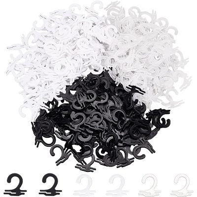 300Pcs 3 Colors Plastic Sock Hooks FIND-NB0002-89-1