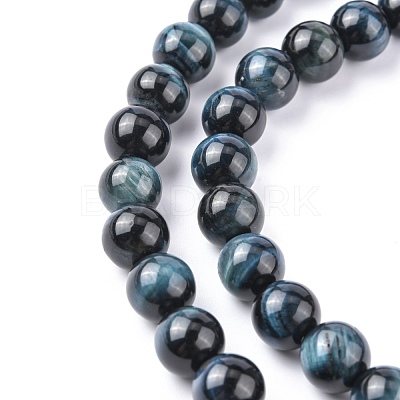 Natural Tiger Eye Beads Strands G-G448-10mm-19AB+-1