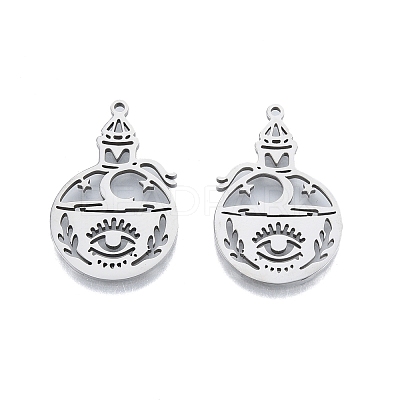 Non-Tarnish 201 Stainless Steel Pendant X-STAS-B027-31P-1
