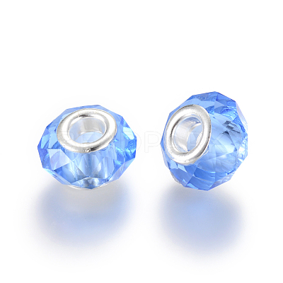 Handmade Glass European Beads GPDL25Y-22-1