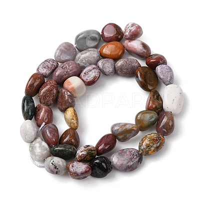 Natural Ocean Jasper Beads Strands G-E483-39B-1