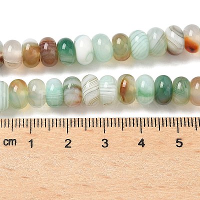 Natural Banded Agate Beads Strands G-F790-I01-01N-1