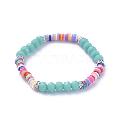 Kids Stretch Bracelets BJEW-JB05194-01-1