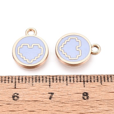 Alloy Enamel Pendants ENAM-Q002-01G-02-1