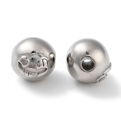 Non-Tarnish 304 Stainless Steel Beads Hand Polished STAS-M057-22P-1