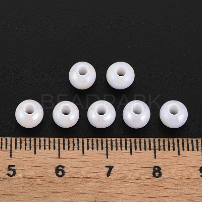 Opaque Acrylic Beads MACR-S370-D6mm-01-1