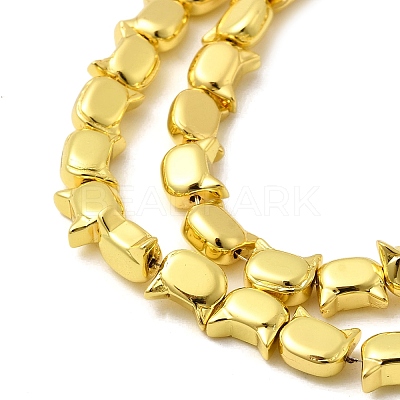 Electroplate Glass Beads Strands EGLA-F166-11-1