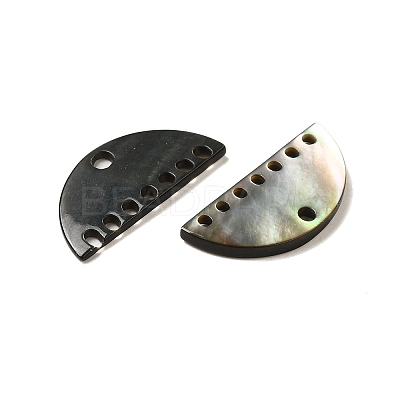Natural Black Lip Shell Chandelier Component Links SHEL-M021-12-1