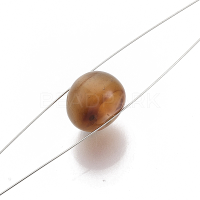 Iron Big Eye Beading Needles TOOL-N006-01-1