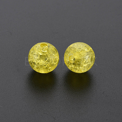 Transparent Crackle Acrylic Beads LS-MACR-S373-66C-N16-1