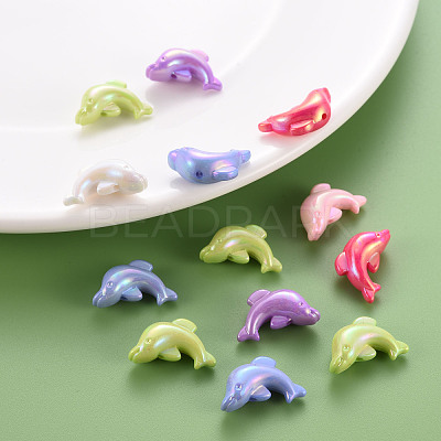 Opaque Acrylic Beads TACR-S153-34I-1