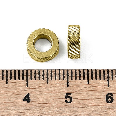 Ion Plating(IP) 202 Stainless Steel Beads STAS-Q336-09G-01-1