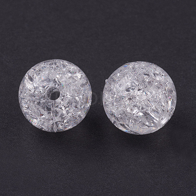 Transparent Acrylic Beads X-PAB984Y-1-1