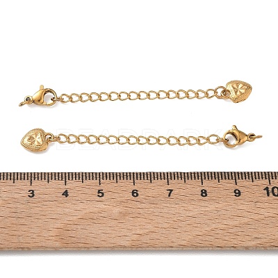 201 Stainless Steel Curb Chain Extender SA-CBA0FDA-01G-05-1