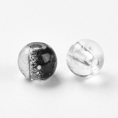 Baking Paint Crackle Glass Beads DGLA-X0006-4mm-03-1