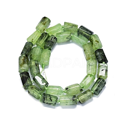 Natural Prehnite Beads Strands LS-G-O170-144-1