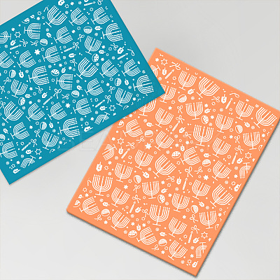 Silk Screen Printing Stencil DIY-WH0341-389-1