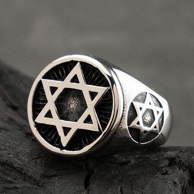 Brass Finger Rings for Men FS-WG3A8DB-01-1