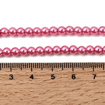 Glass Pearl Beads HY-J001-4mm-HX053-1