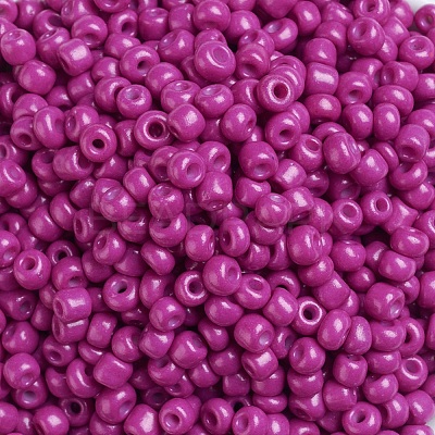 Baking Paint Glass Seed Beads SEED-US0003-4mm-K21-1