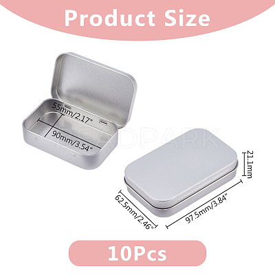 Tinplate Storage Box CON-WH0088-66-1