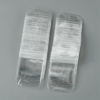 30Pcs Transparent Plastic Resealable Packaging Bags OPP-FS0001-06A-1
