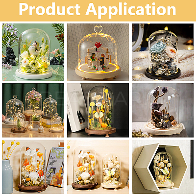 Glass Dome Cover DIY-WH0504-317A-1