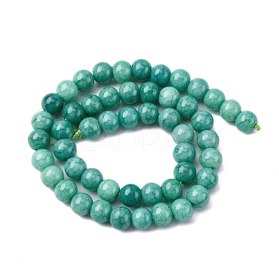 Ombre Effect Dyed Glass Beads Strands GLAA-T031-01O-09-1