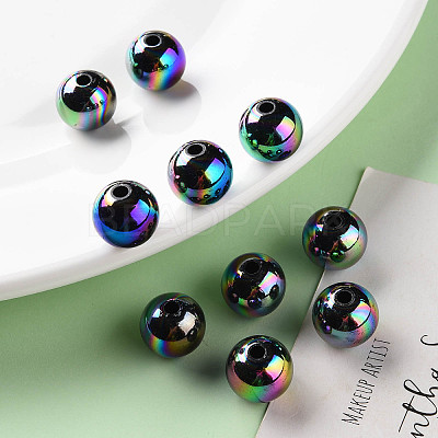 Opaque Acrylic Beads X-MACR-S370-D12mm-S002-1