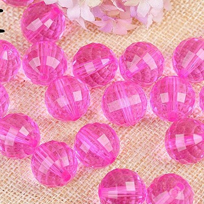 Transparent Acrylic Beads TACR-NH0001-D-08-1