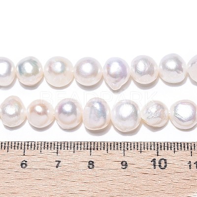 Natural Cultured Freshwater Pearl Beads Strands PEAR-N014-08E-01A-1