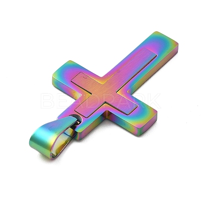 Ion Plating(IP) 304 Stainless Steel Pendants STAS-K091-01M-1