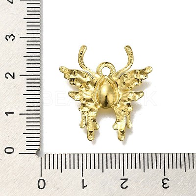Ion Plating(IP) 304 Stainless Steel Cabochon Settings for Enamel STAS-U031-15G-1